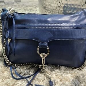 Rebecca Minkoff Blue Leather Crossbody Bag